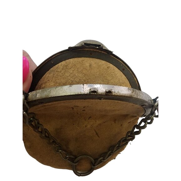 Beautiful Victorian Cut Steel And Embossed Metal Chatelaine Change Purse (A4546) - Picture 4 of 6